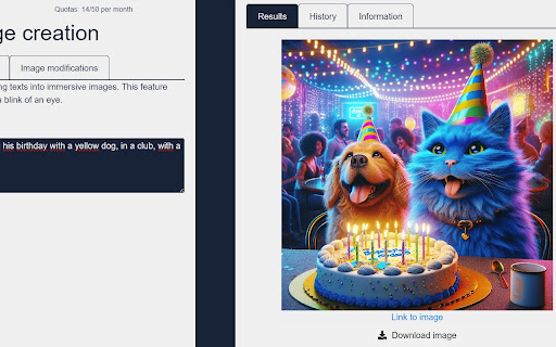 Create or edit images from text or images, thanks to AI and Dall-E models - 谷歌插件