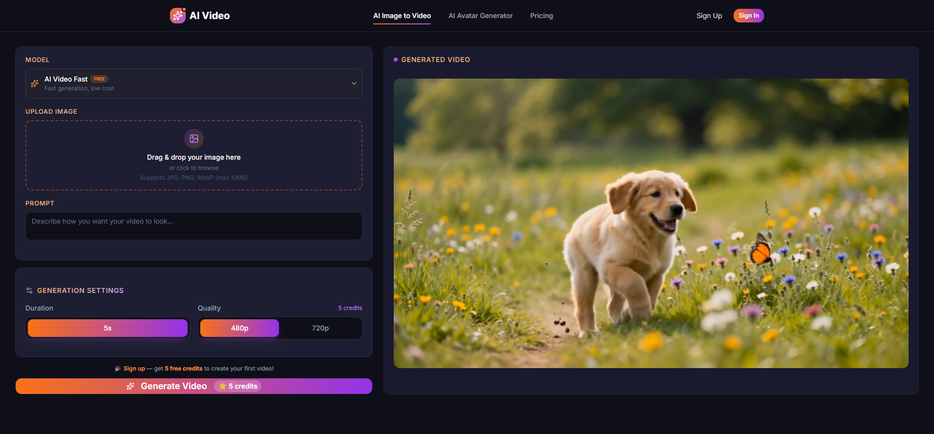AI Image to Video