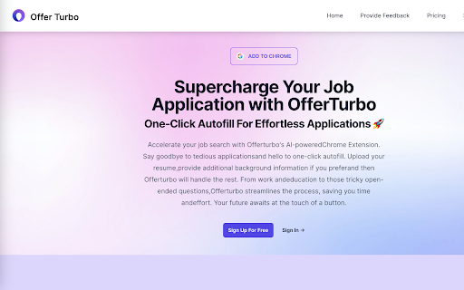 AI Job Application Filler - 谷歌插件