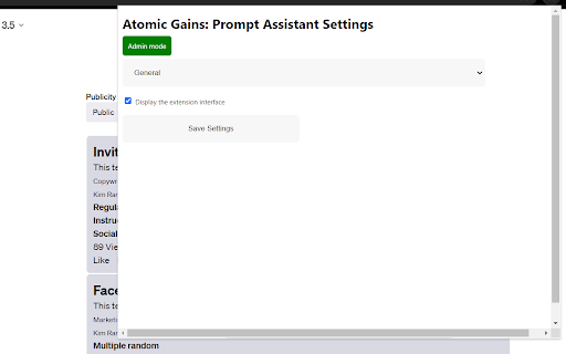 ChatGPT Prompt Template Extension - 谷歌插件
