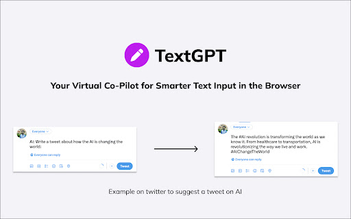 TextGPT Extension - 谷歌插件