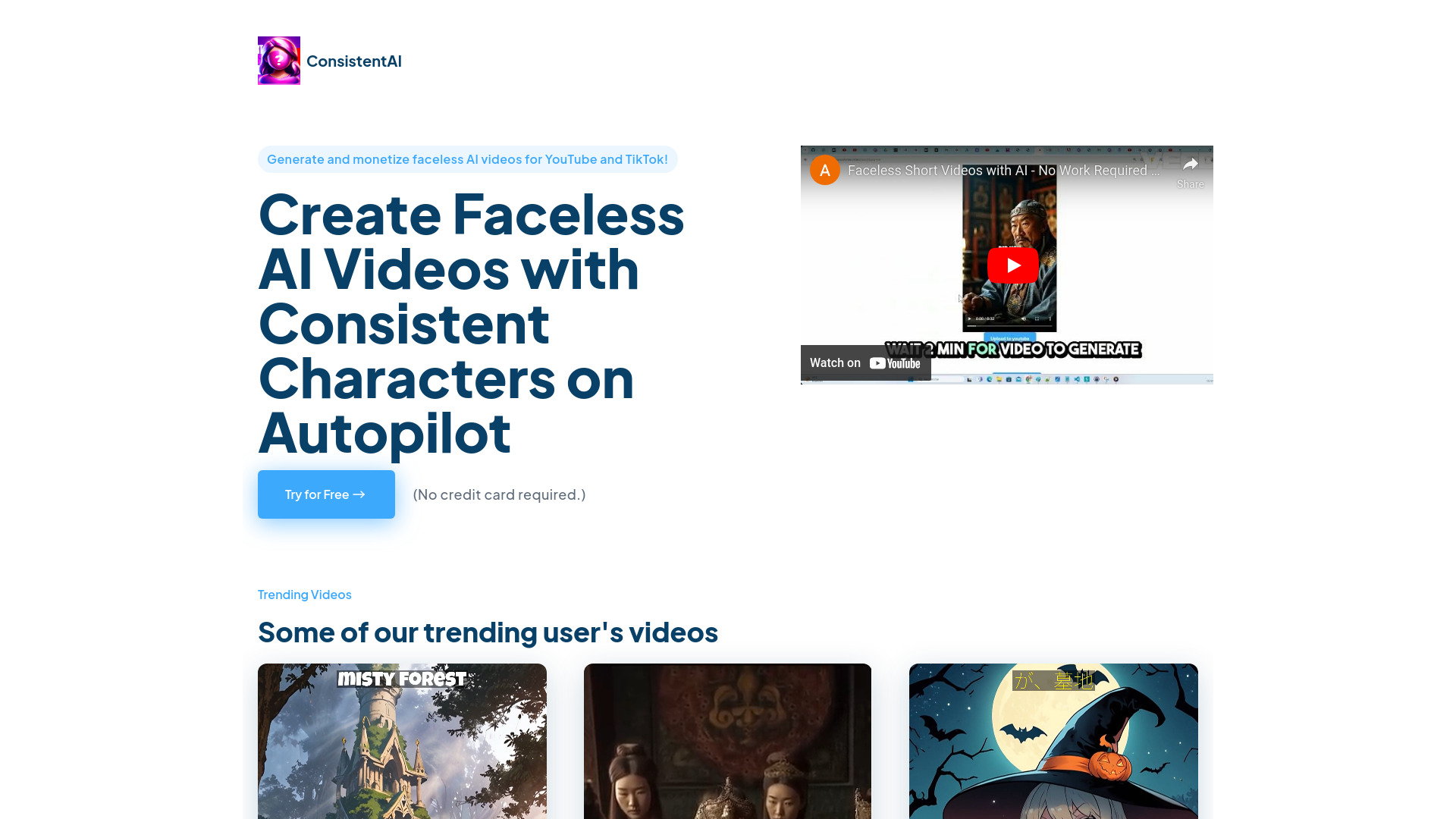 Video Generator for Consistent & Custom Characters with Motion