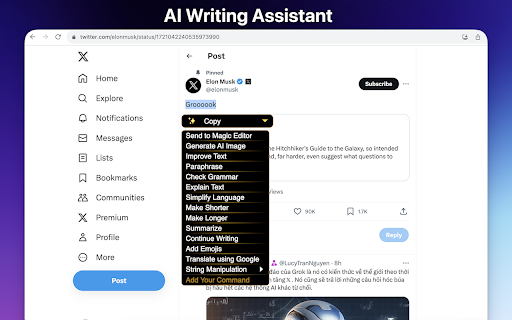 AI Chrome Extension powered by ChatGPT - Magictool AI - 谷歌插件