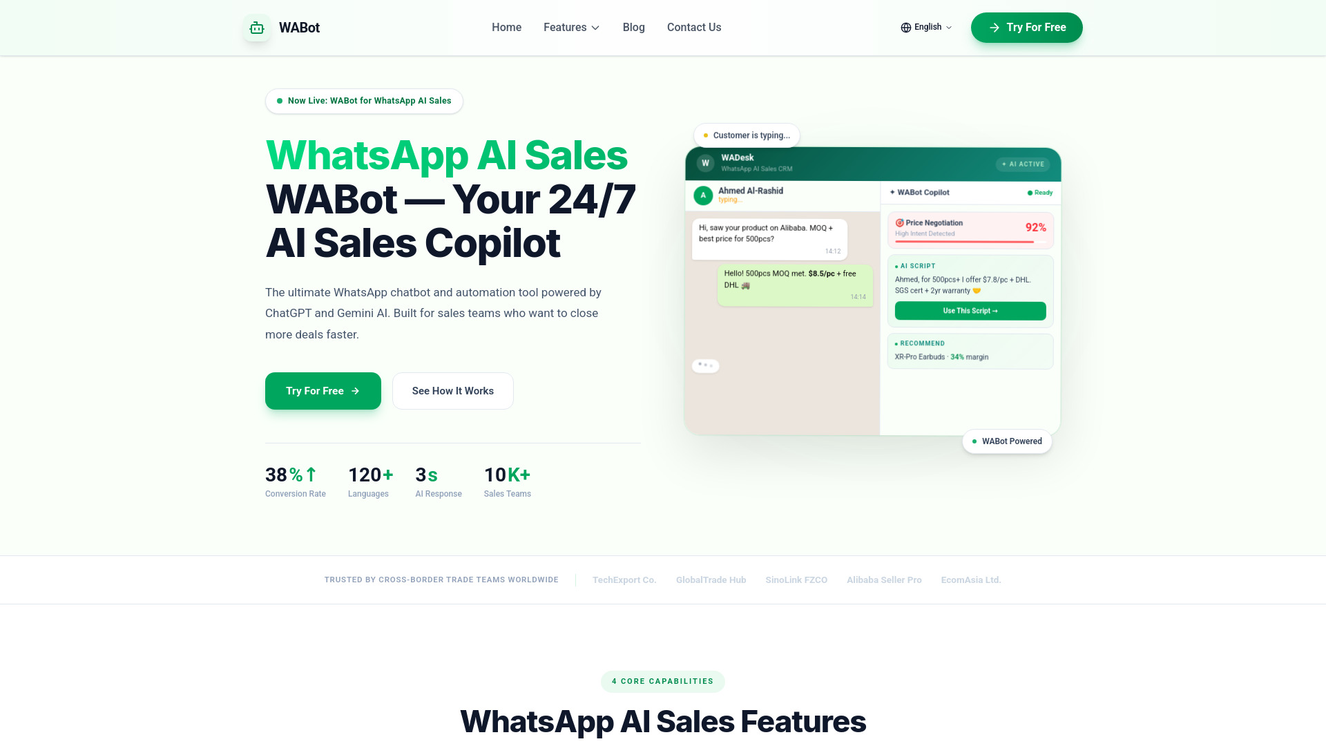 WhatsApp AI Sales