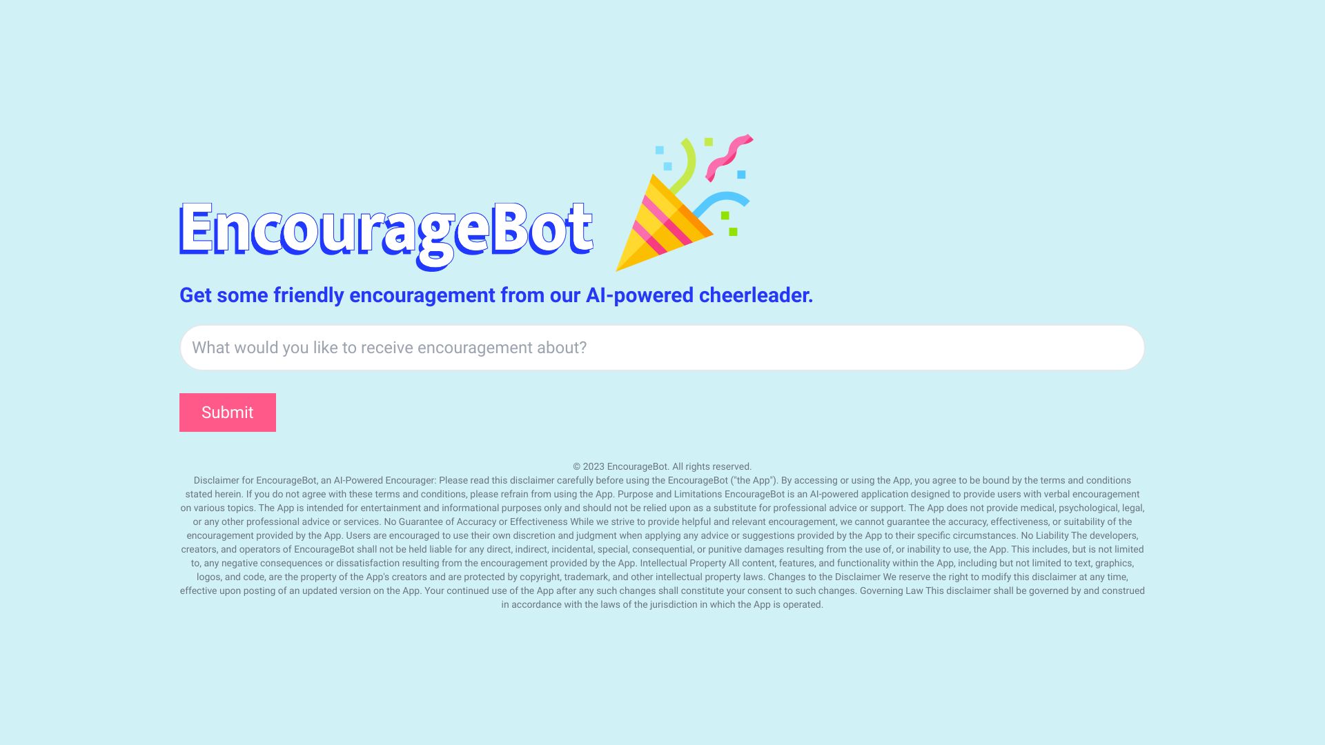 Encouragebot