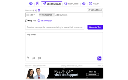 Técrave Automation Tool - 谷歌插件