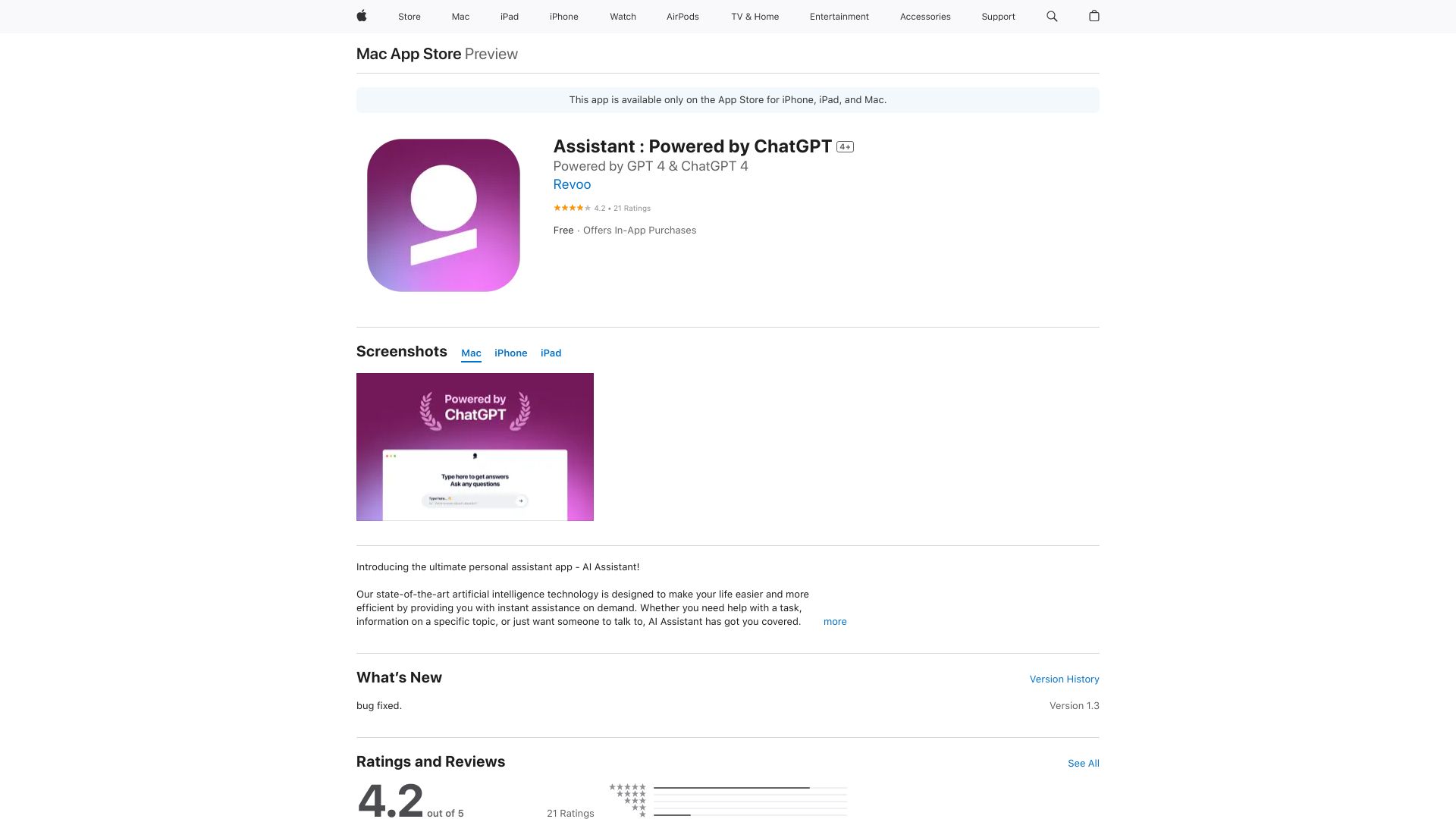 Assistant : Chatbot Apps