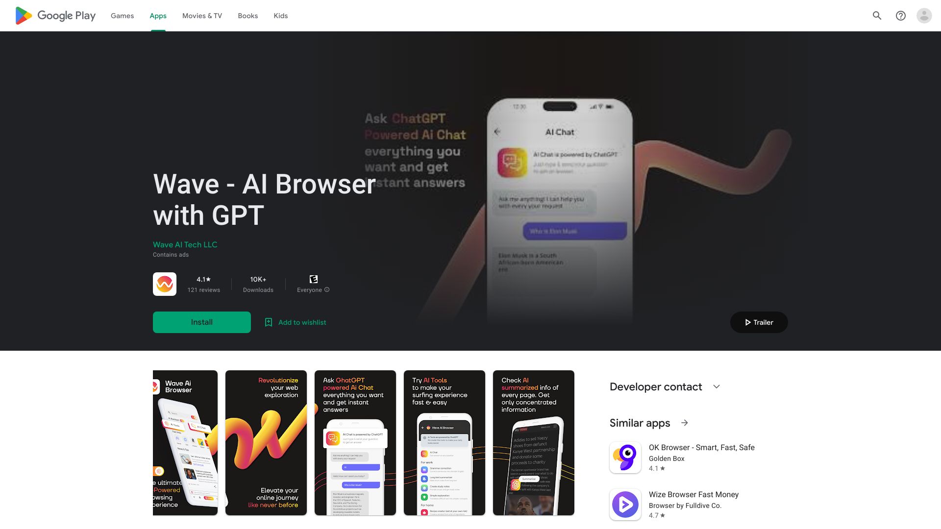Wave AI Browser