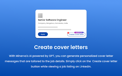 Minerva: Copilot for Job Search with ChatGPT - 谷歌插件
