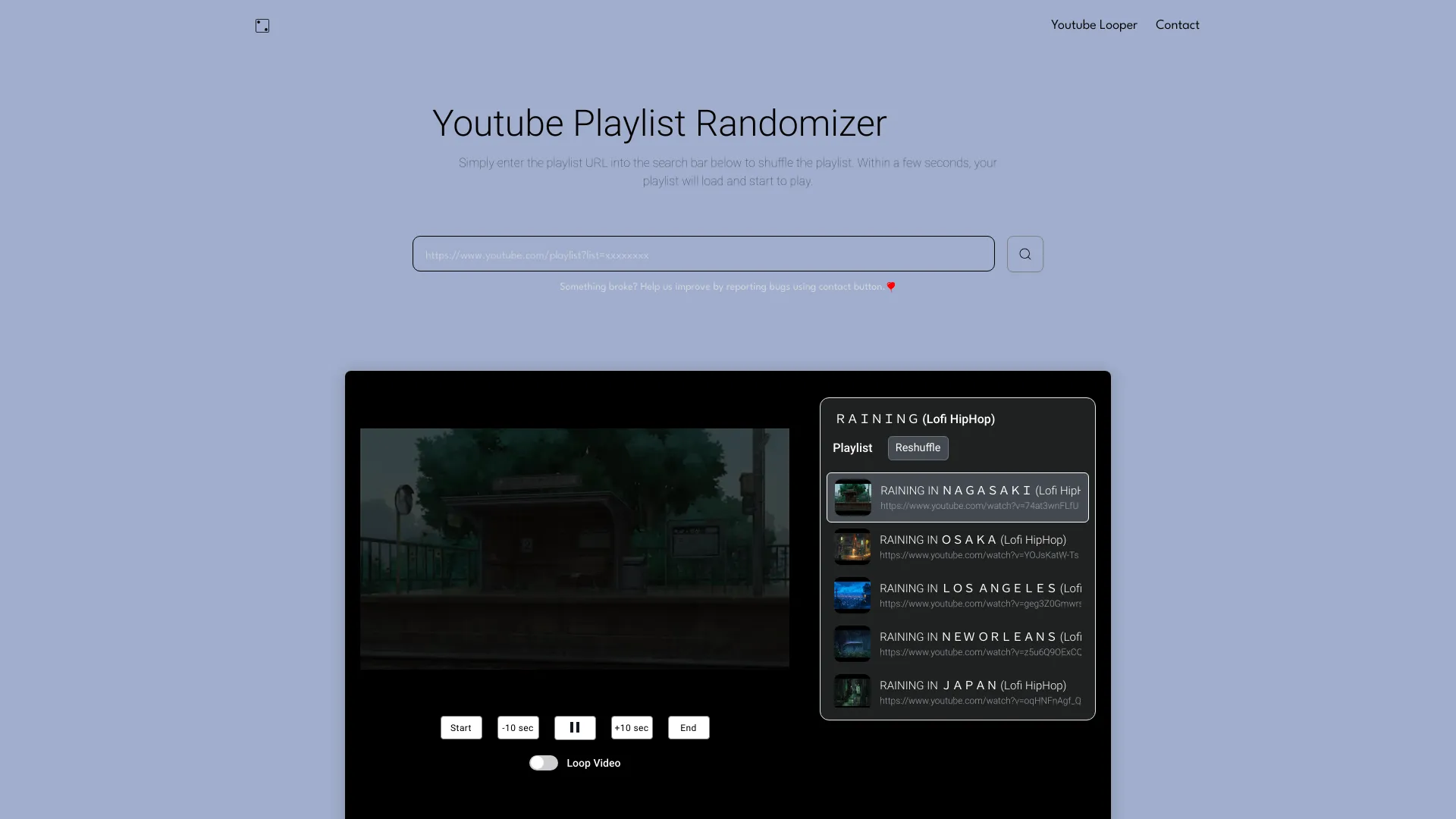 Playlist Randomizer