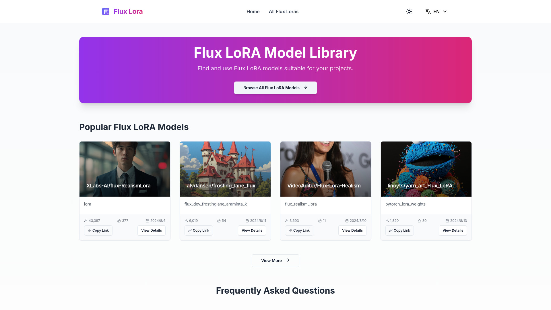 Flux LoRA Model Library