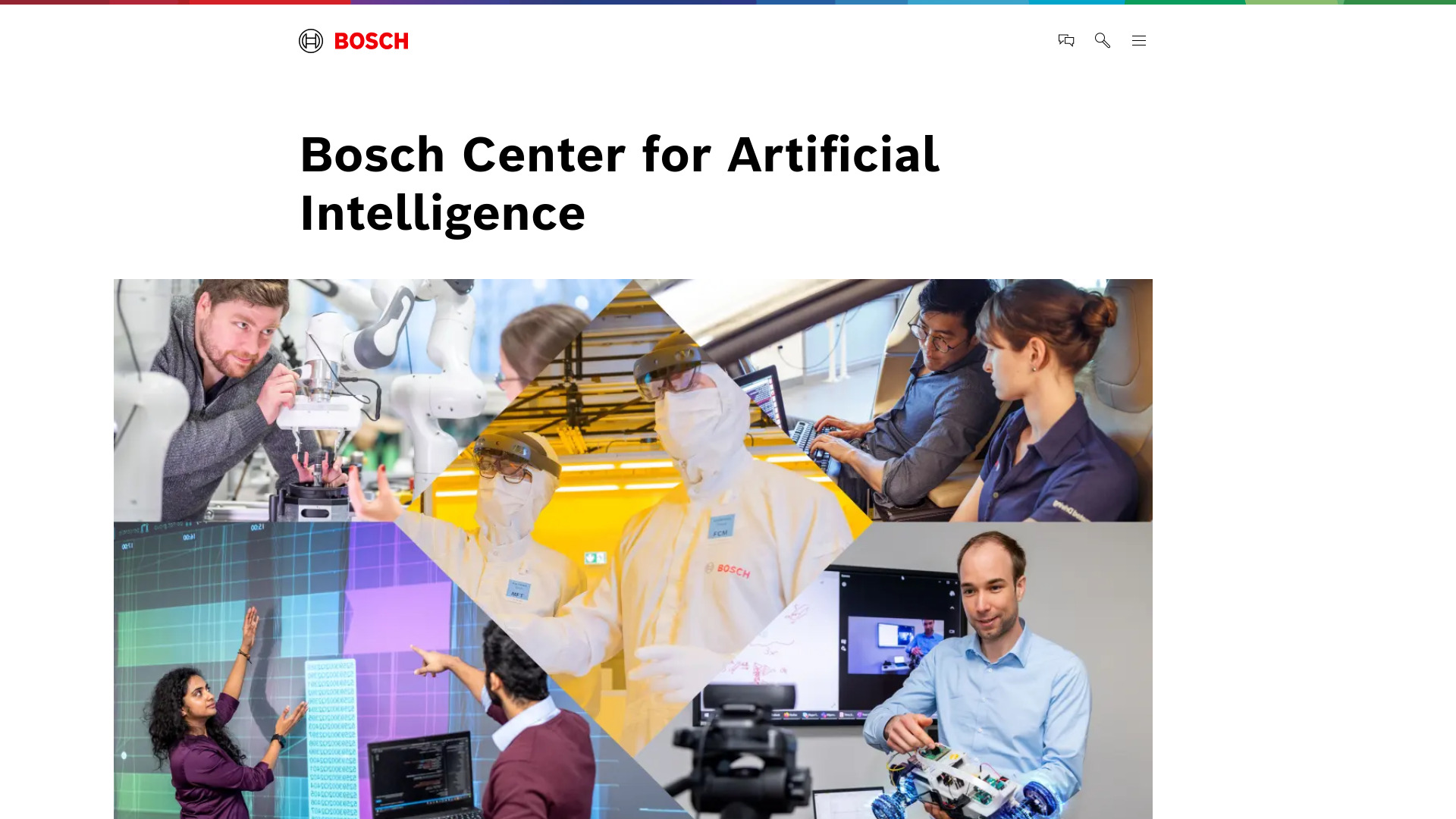 Bosch Center for Artificial Intelligence