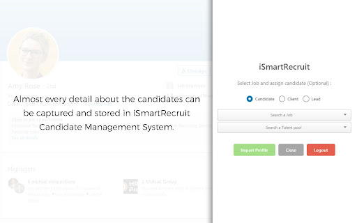 iSmartRecruit Profile Scanner - 谷歌插件