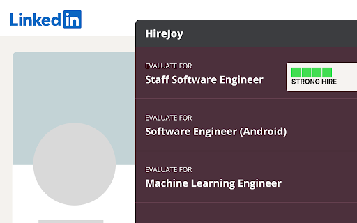 HireJoy - 谷歌插件