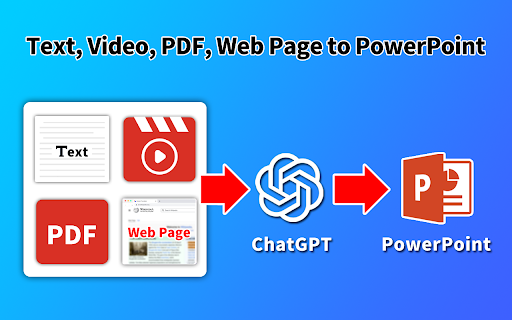 GPT PowerPoint Maker - 谷歌插件