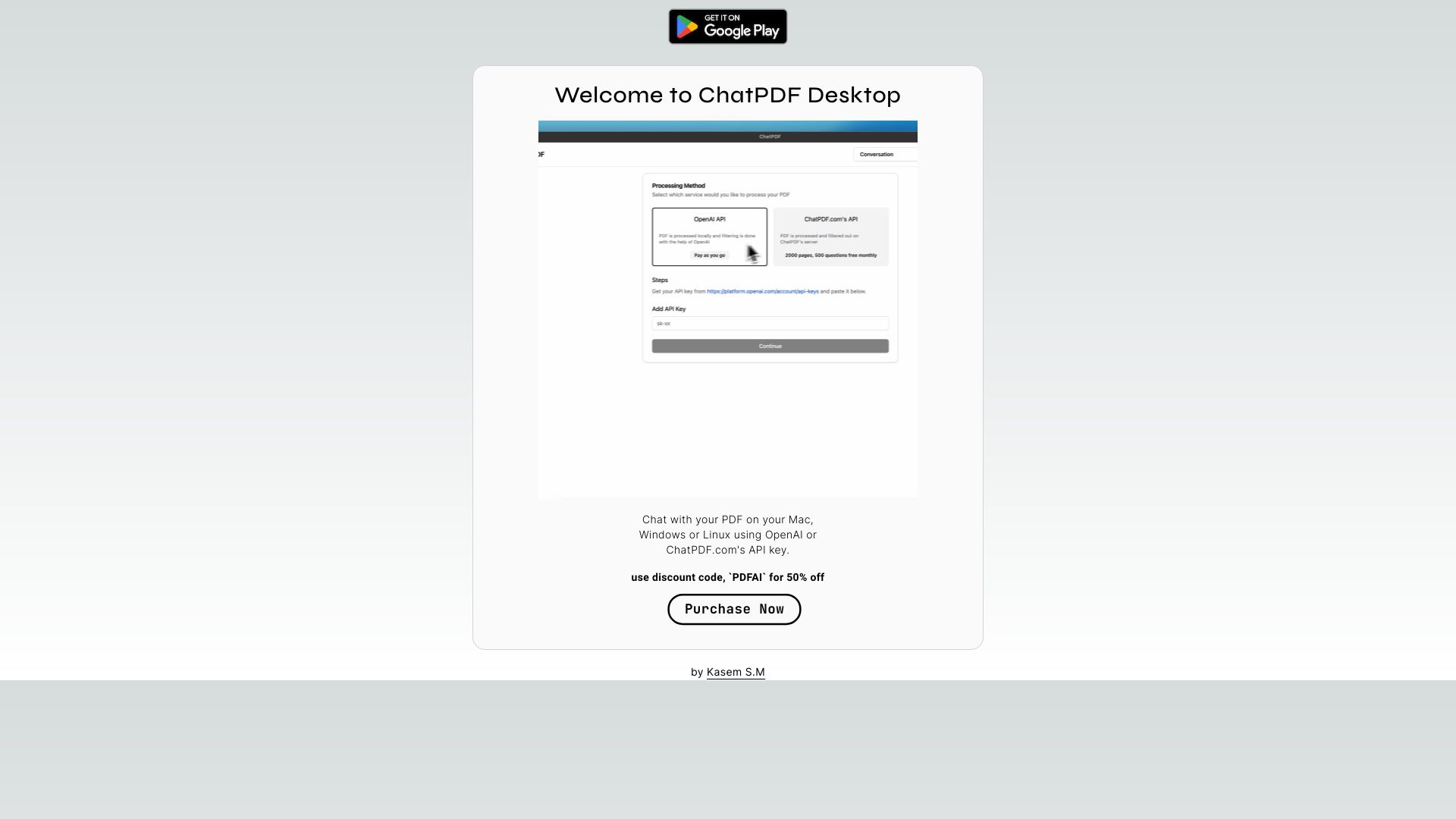 ChatPDF Desktop