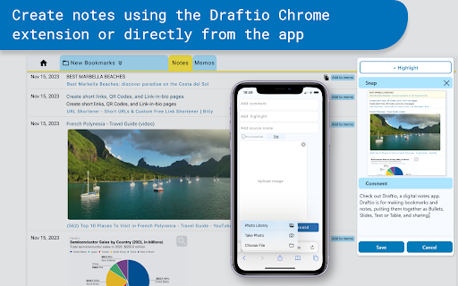 Draftio - 谷歌插件