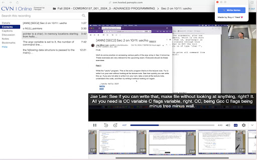 Columbia Recitation AI Notetaker (Chrome Extension) - 谷歌插件