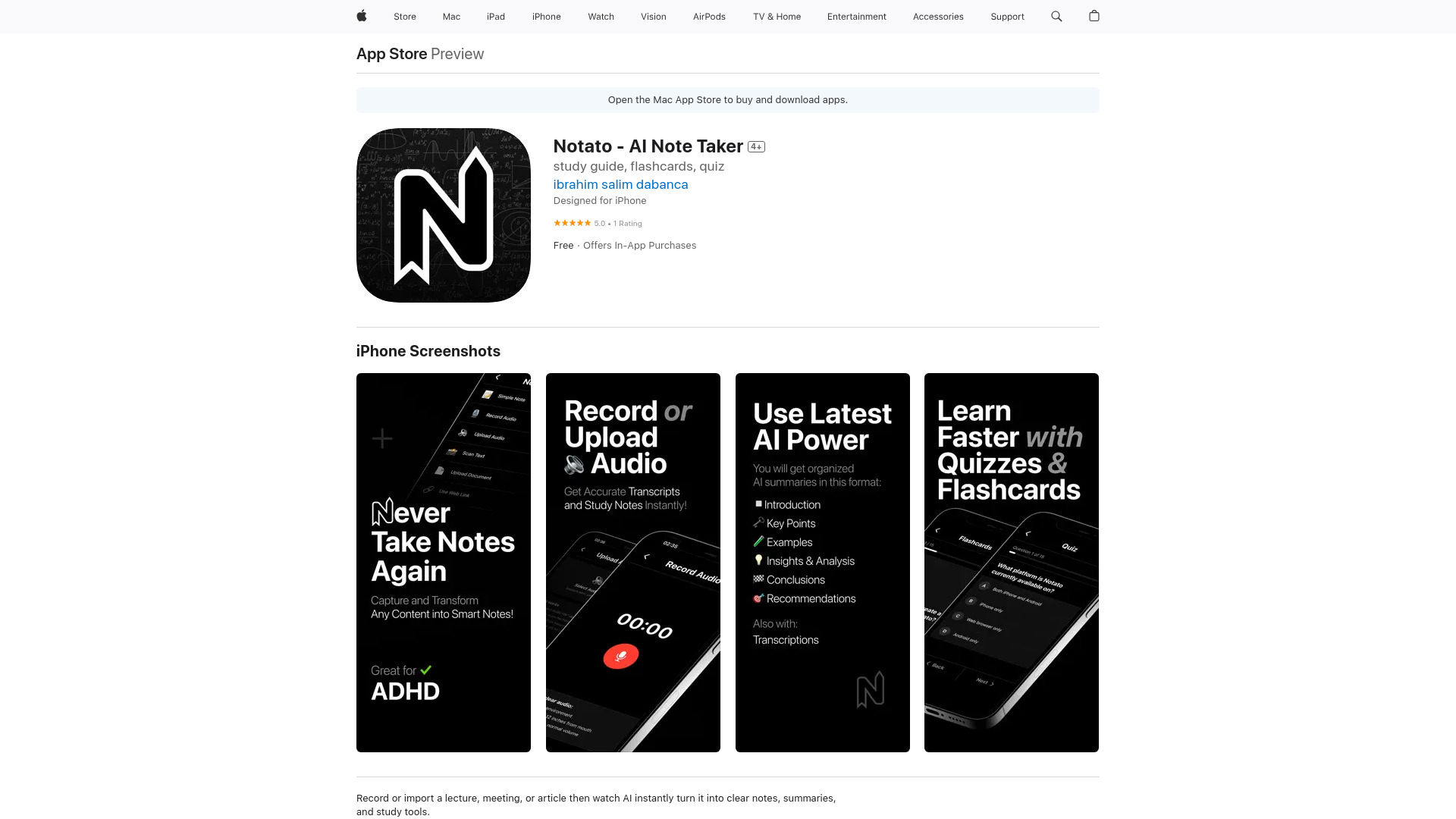 Notato - AI Note Taker