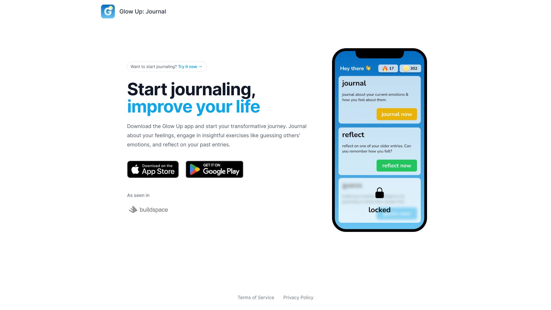 Glow Up: Journal