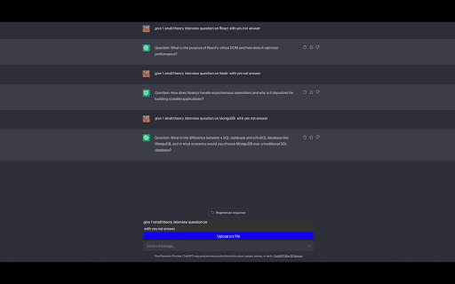 ChatGPT Line by Line File Uploader - 谷歌插件