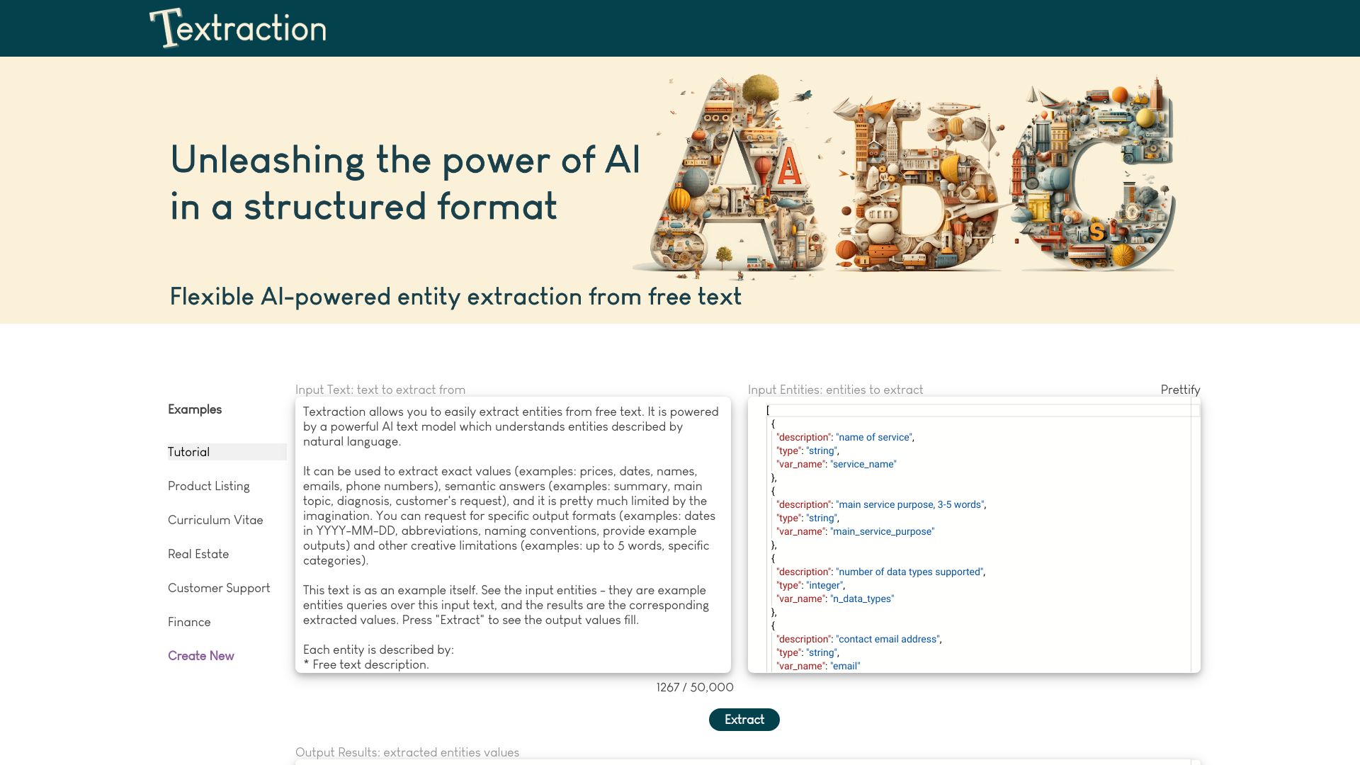 AI Textraction