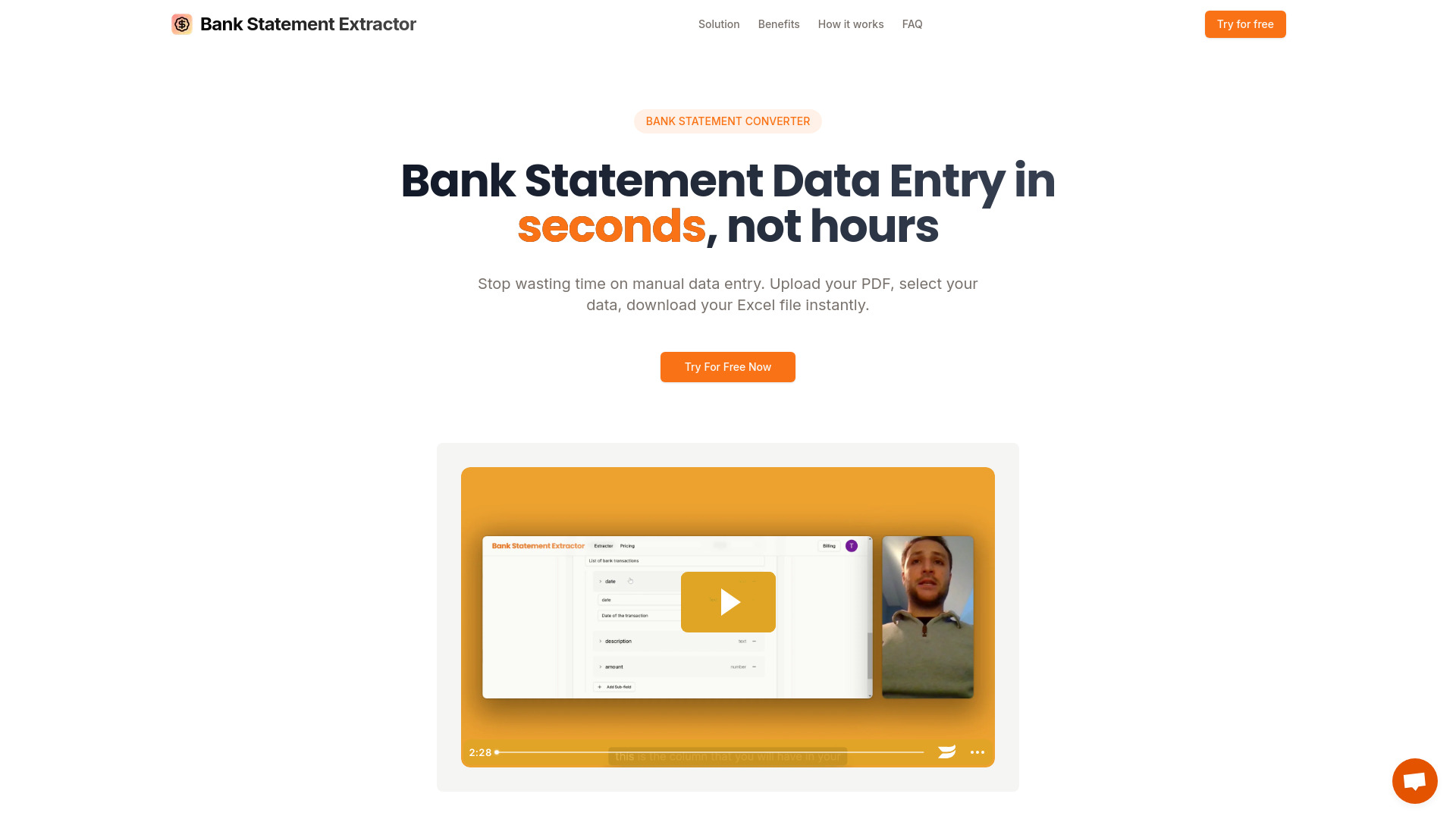 Bank Statement Extract