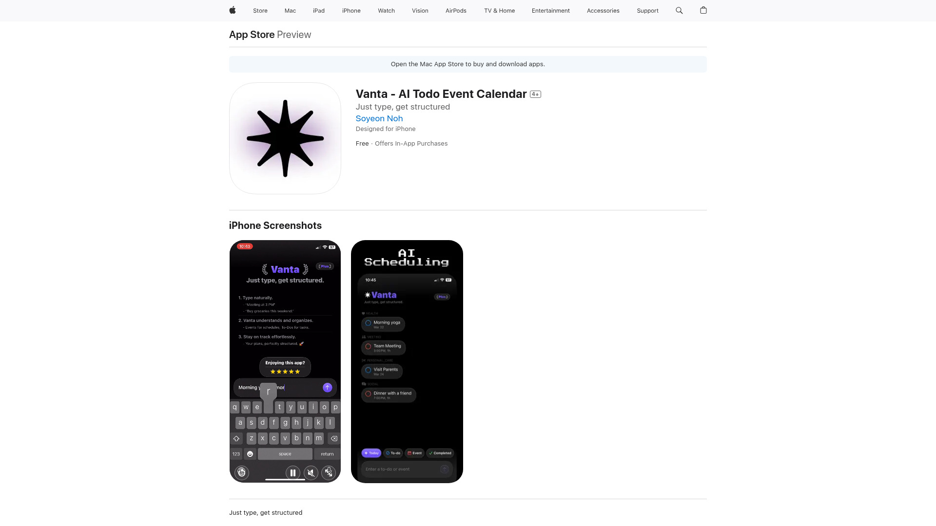 Vanta - AI Todo Event Calendar