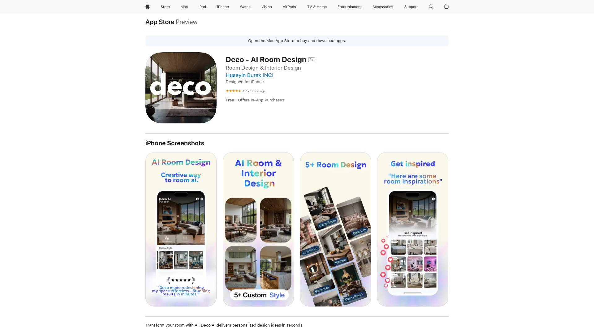 Deco AI Room Design