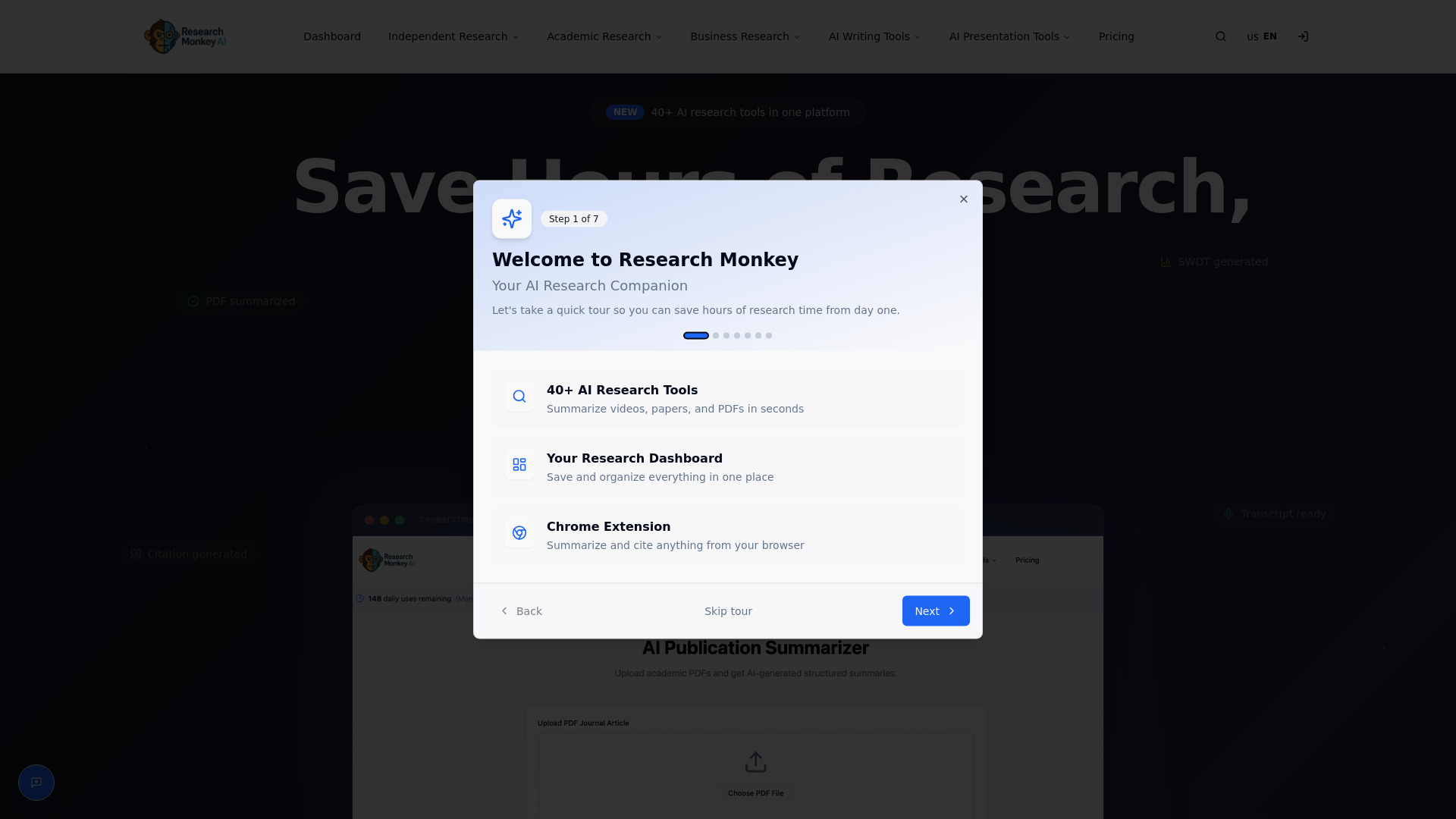 ResearchMonkey AI