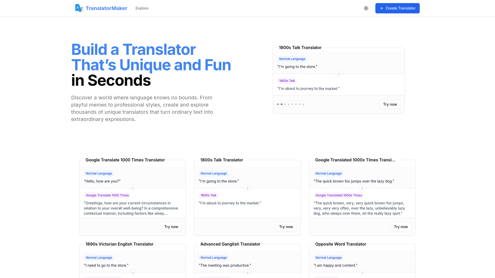 Translator Maker