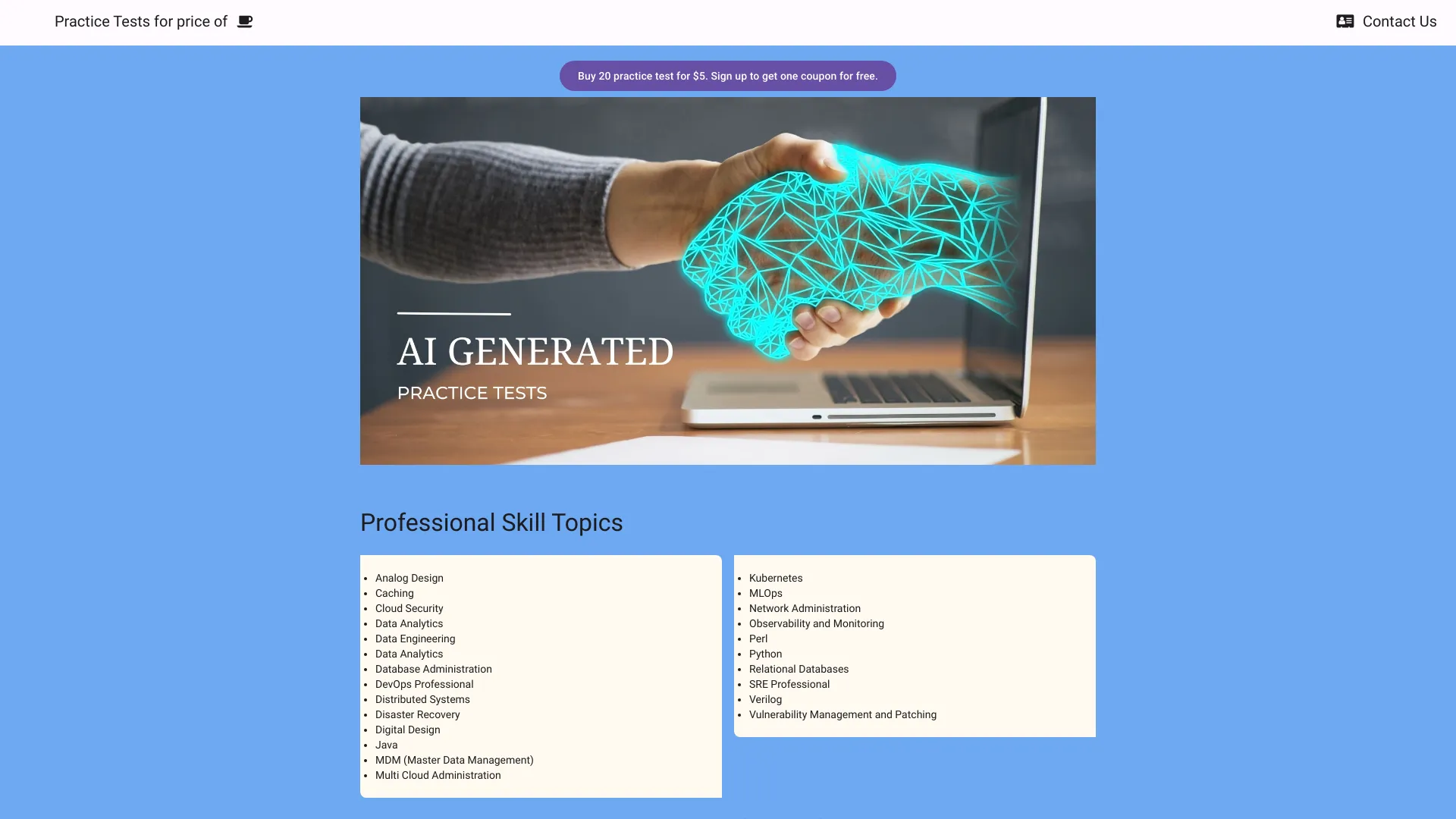 AI Practice Tests