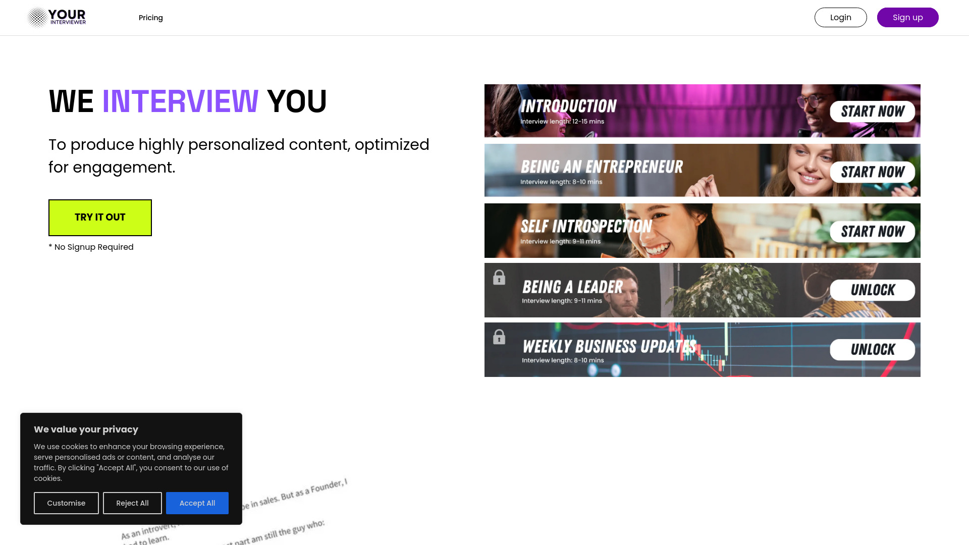 YourInterviewer