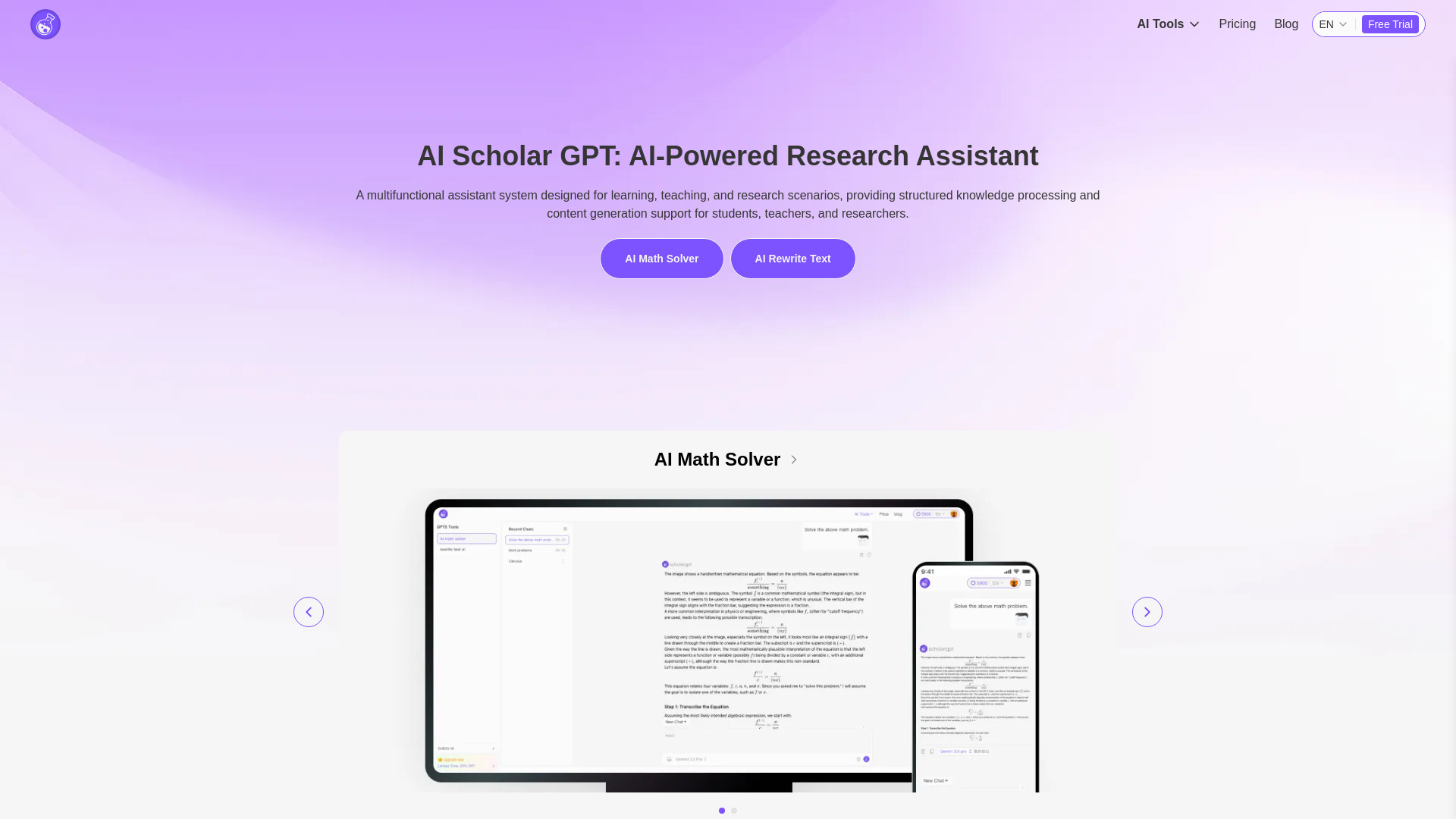 Scholar GPT AI: Advanced Research Assistant