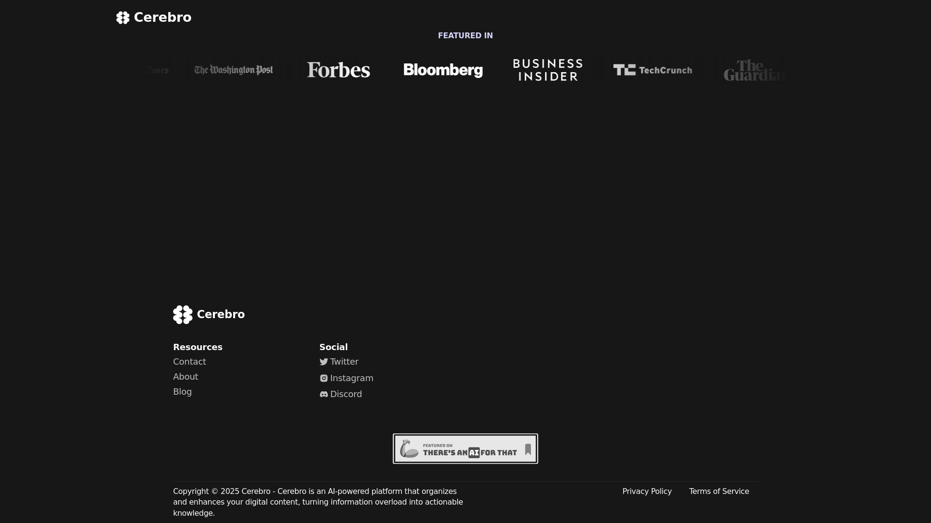 Cerebro - AI-Powered Knowledge Management