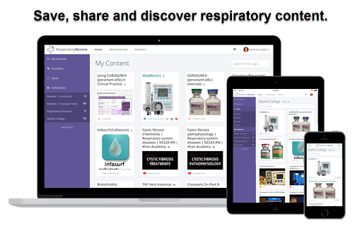 Respiratory Content Platform - 谷歌插件