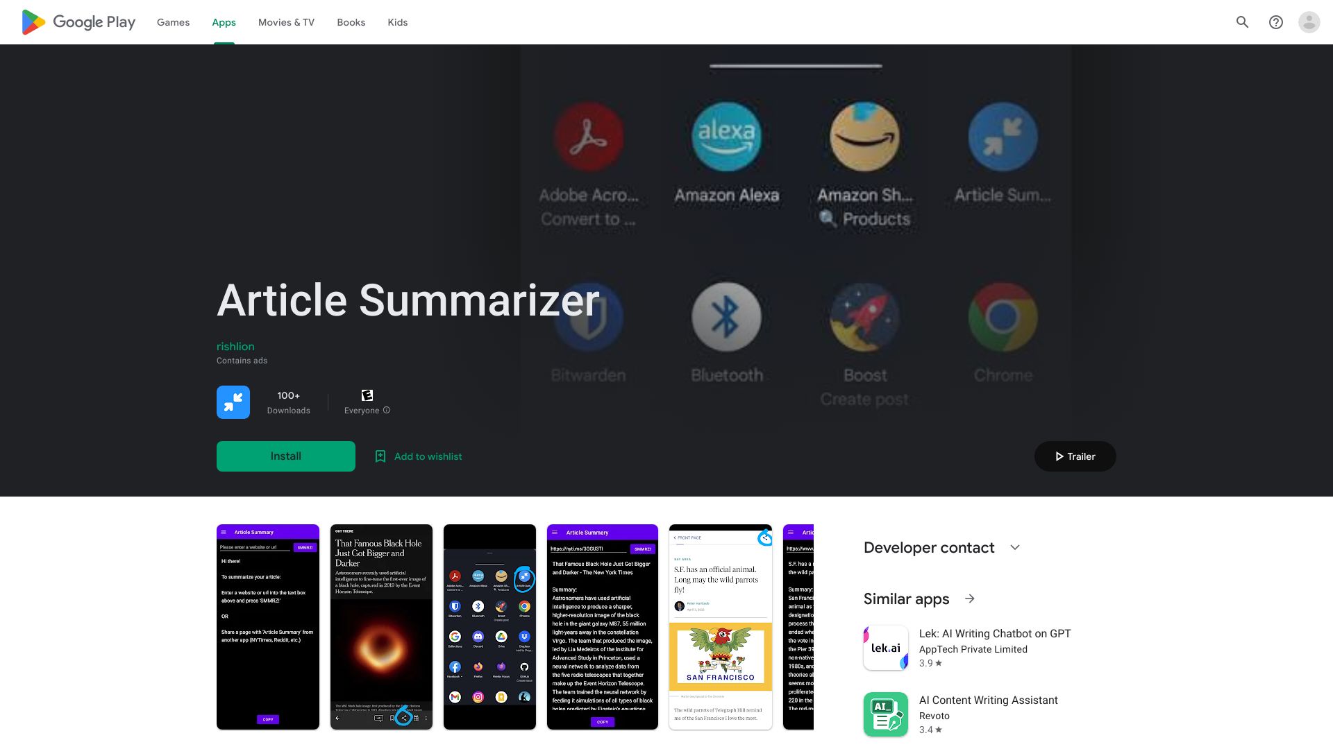 Article Summarizer