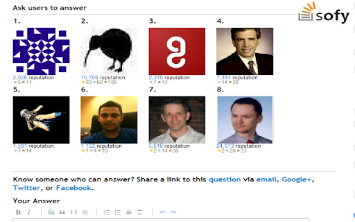 Stack Overflow with Sofy Chrome Extension - 谷歌插件