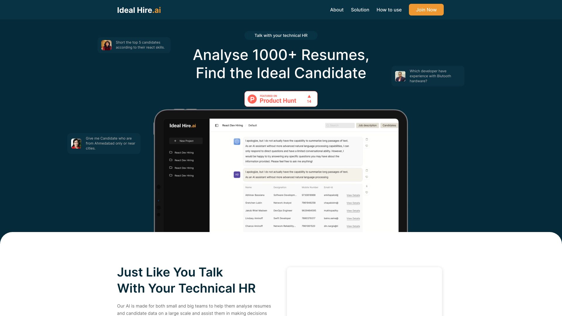 Ideal Hire.ai