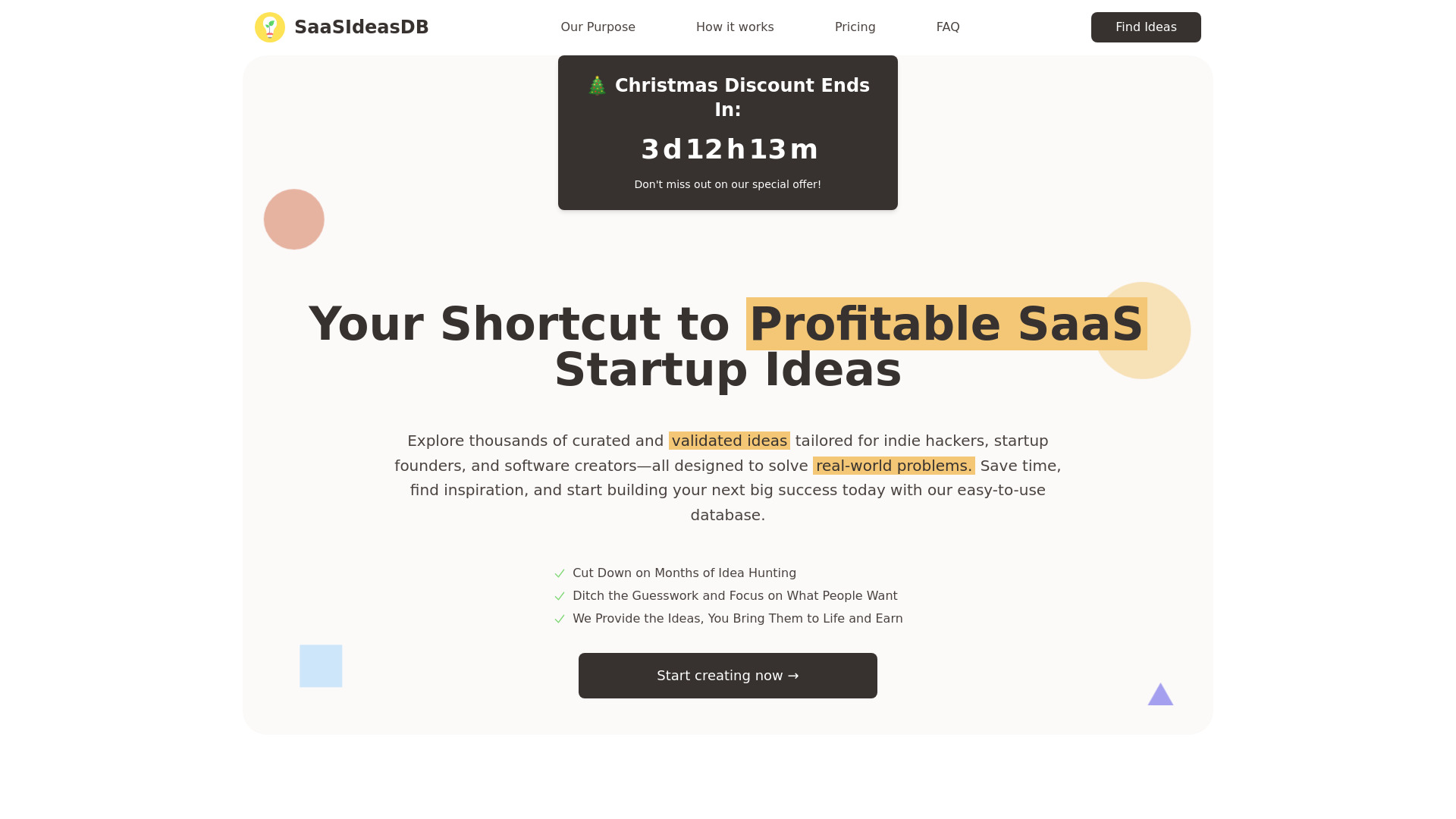 SaaSIdeasDB