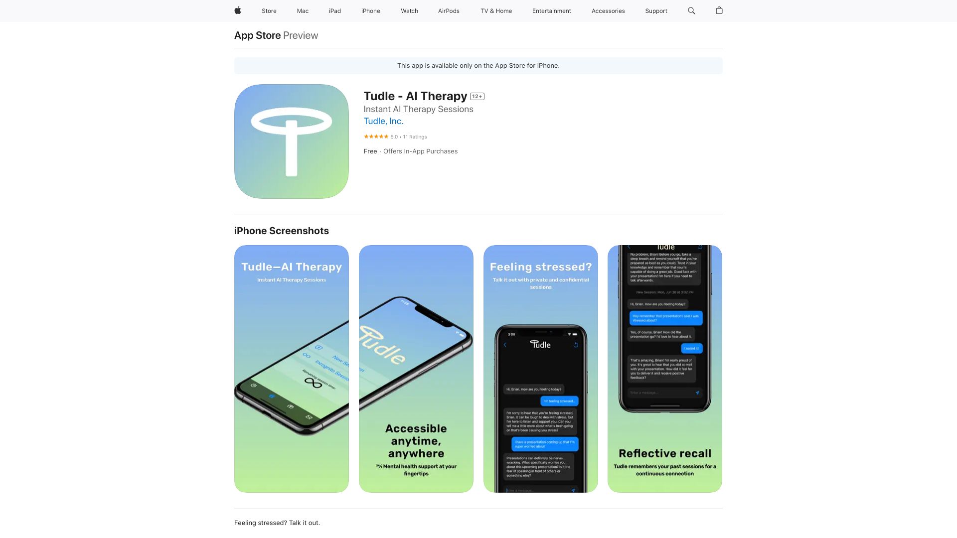 Tudle - AI Therapy