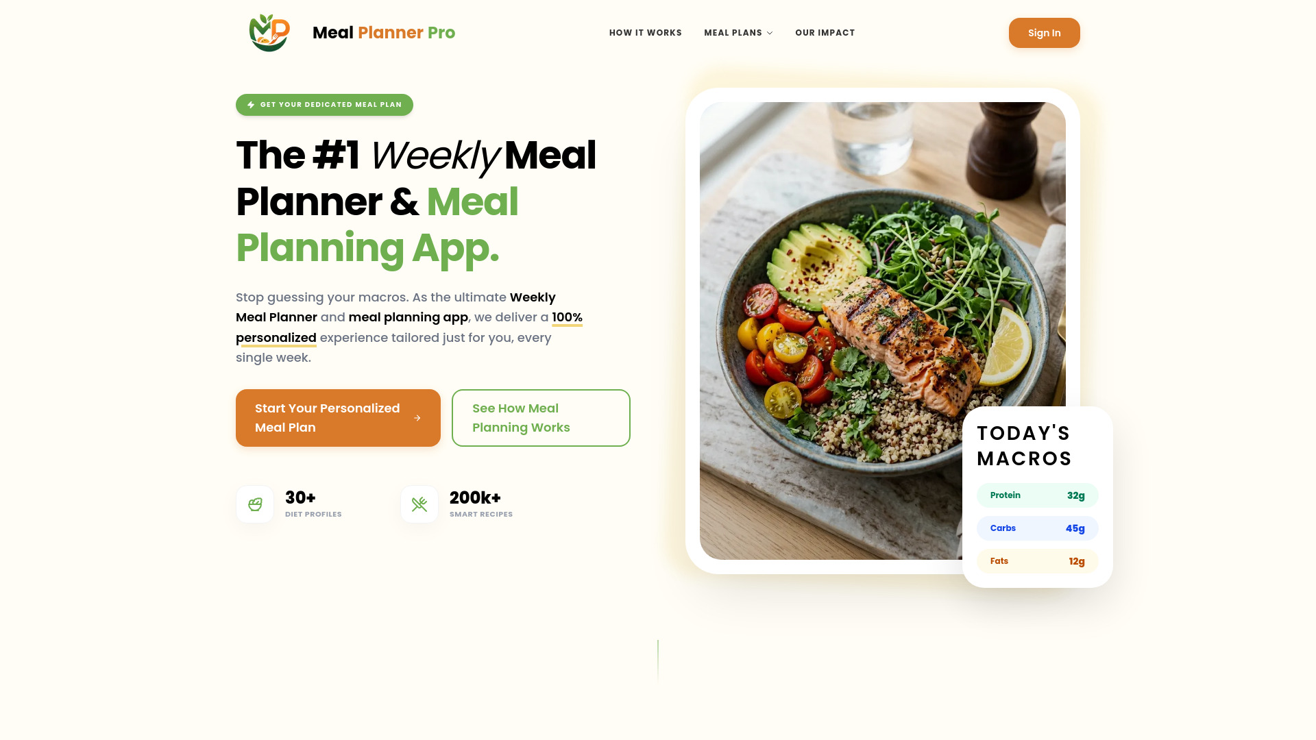 Meal Planner Pro