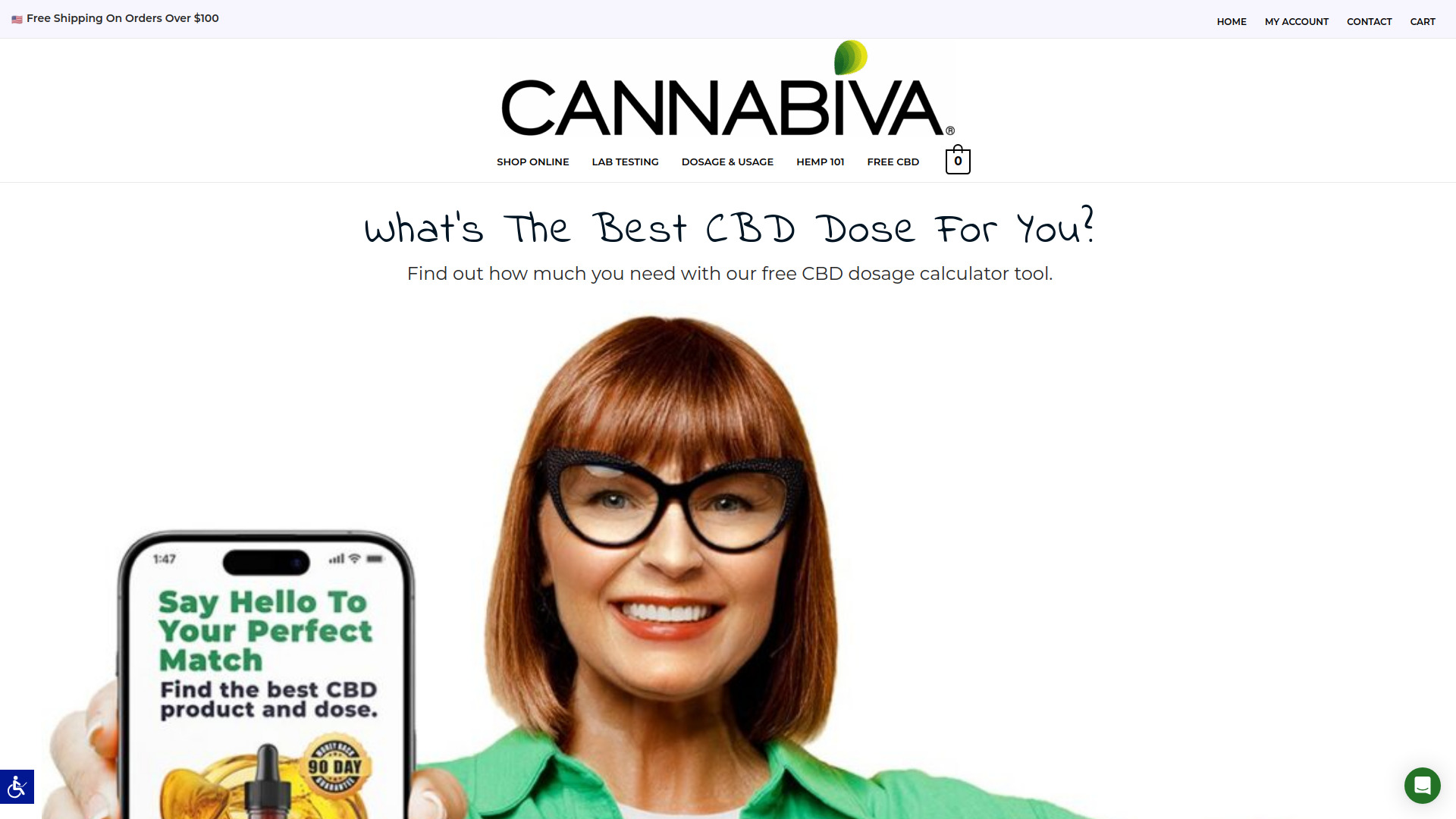 Cannabiva CBD Dosage Calculator