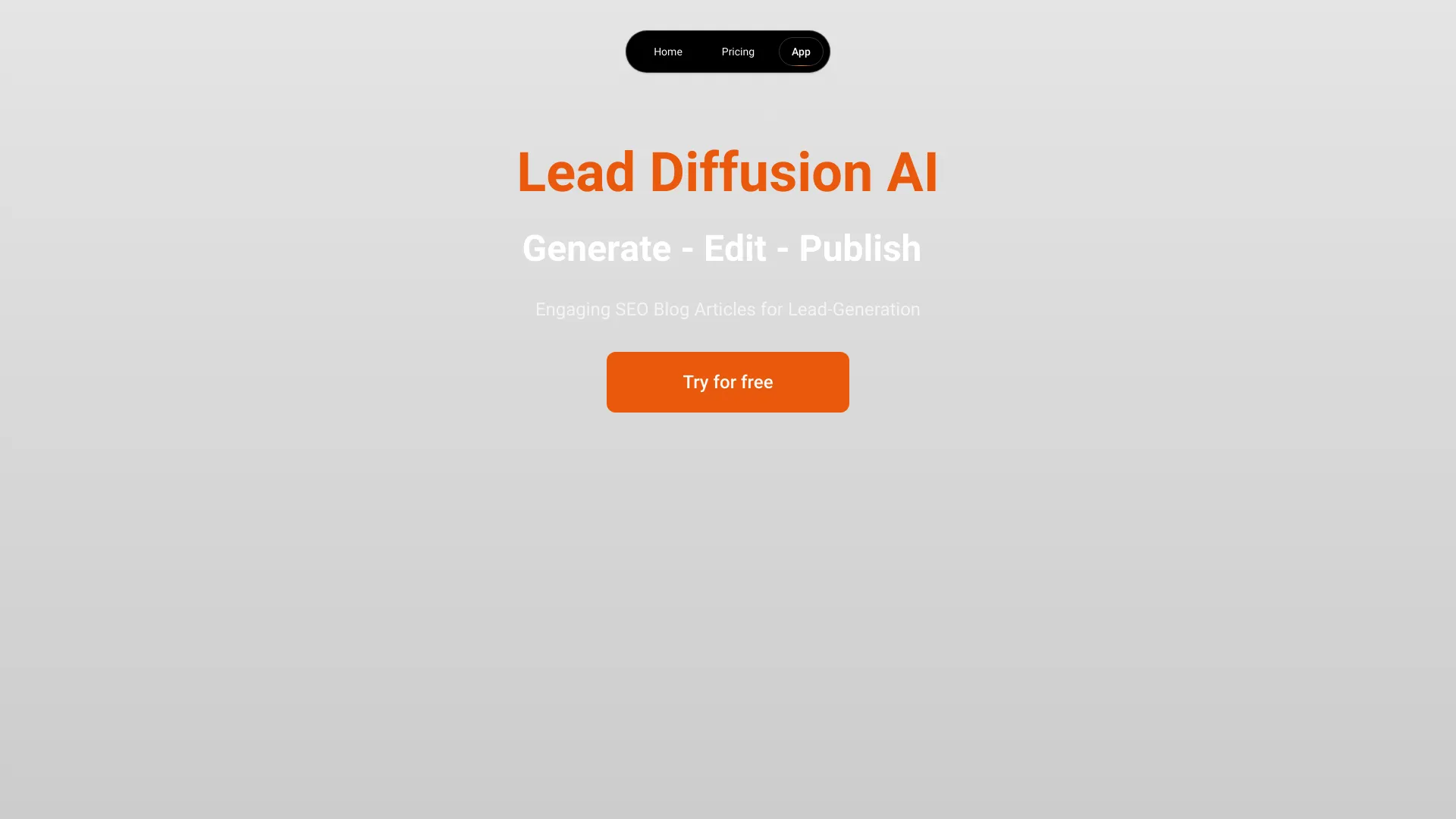 Lead Diffusion AI