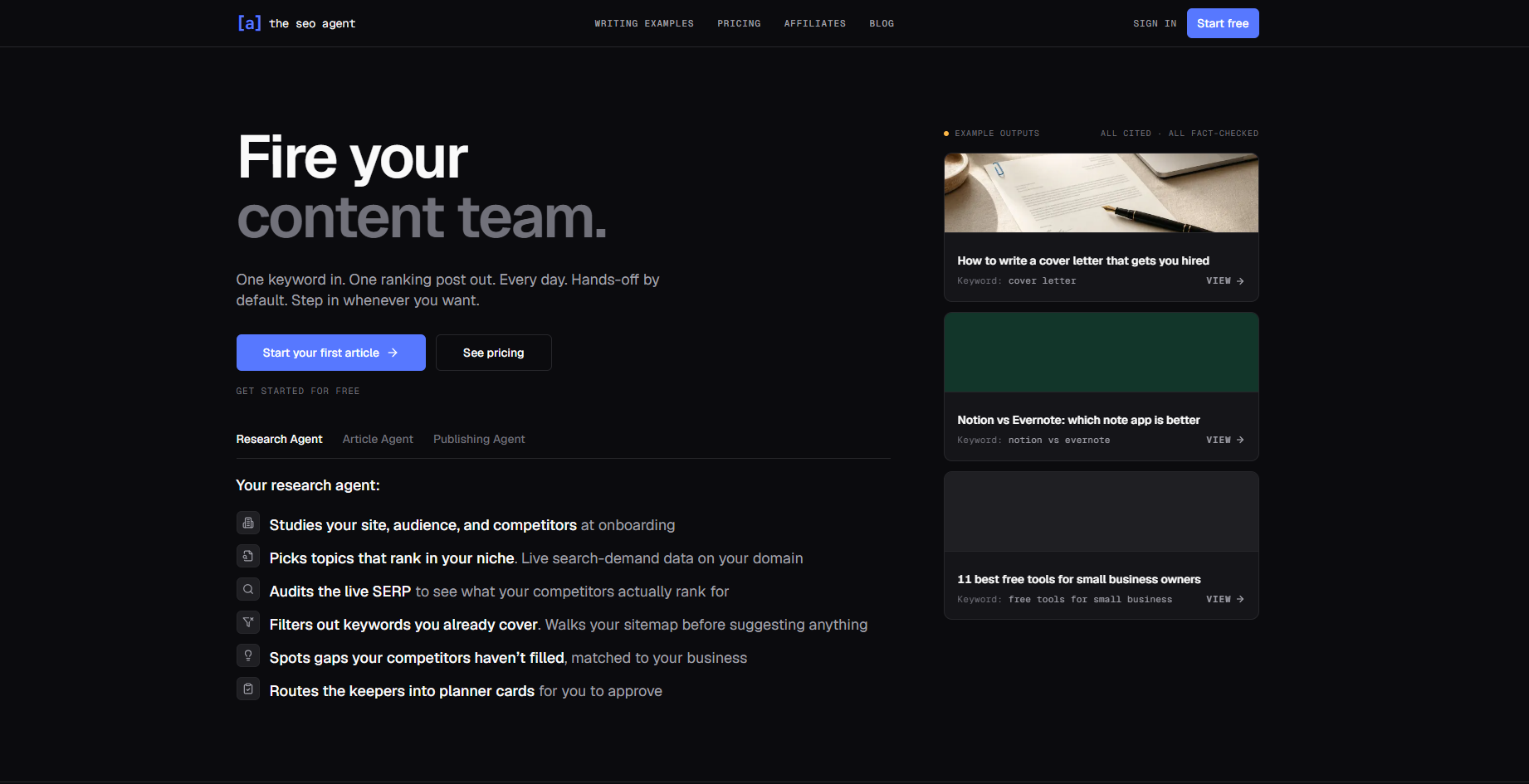 The SEO Agent