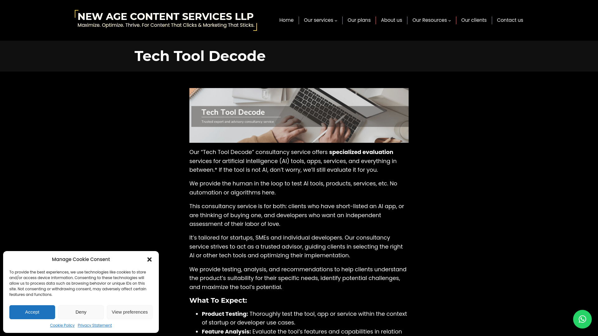New Age Content Services LLP