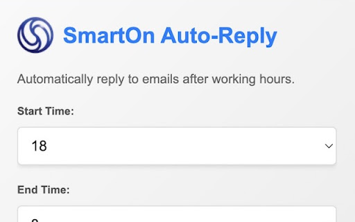SmartOn Auto-Reply - 谷歌插件