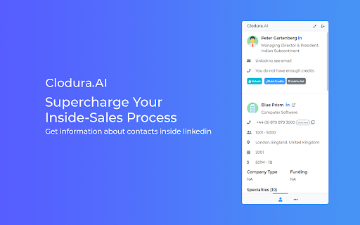Clodura.AI - 谷歌插件