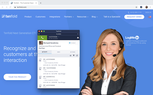 Tenfold Chrome Extension - 谷歌插件