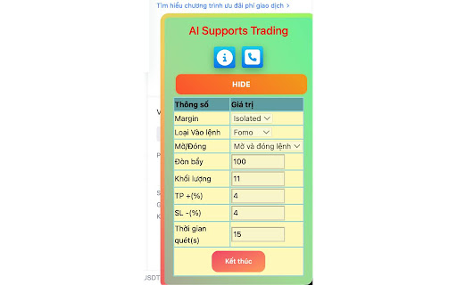 AI Supports Trading Extension - 谷歌插件